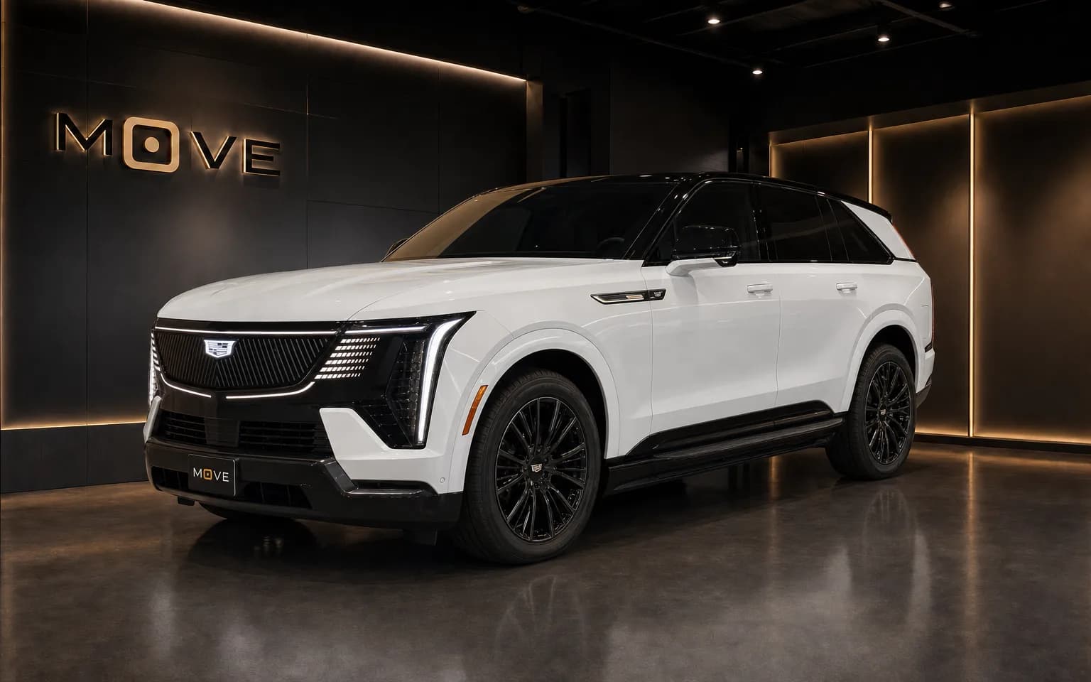 קדילאק קאדילק Escalade IQ Premium Luxury AWD · 7 מושבים · 2026 — לבן
